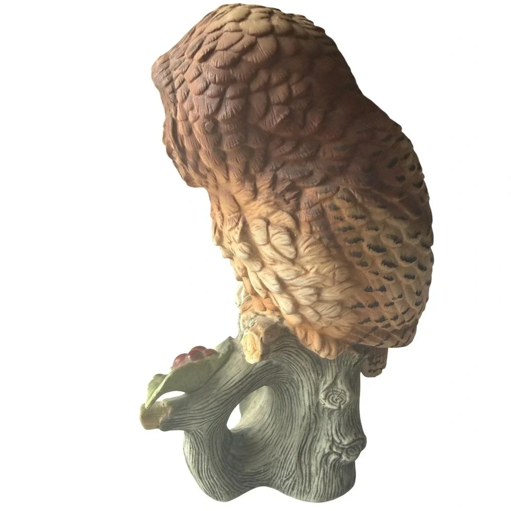Vintage‎ Elf Owl Figurine Andrea by Sadek Porcelain Japan Woodland Bird Decor